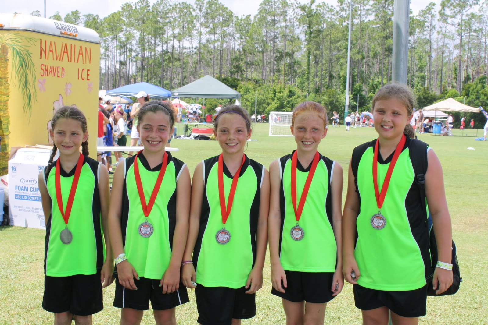 Family in Florida Soccer tournament in jacksonville..3v3.