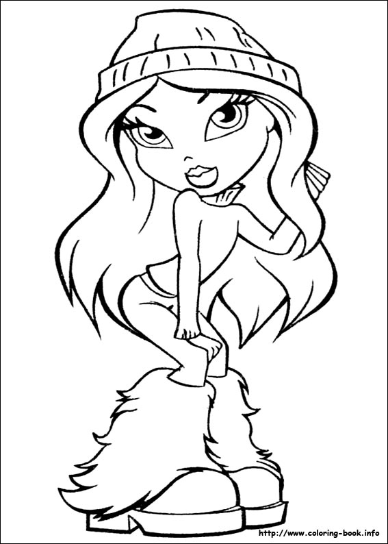 Bratz coloring pages