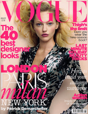 Sasha Pivovarova for British Vogue - DSCENE