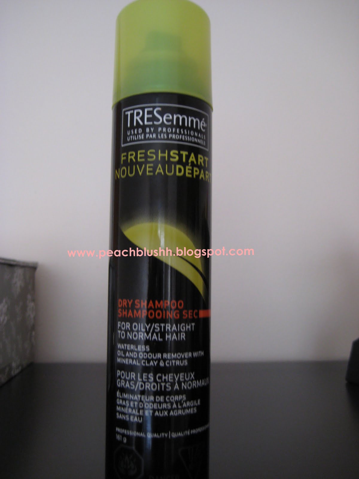 Peach Blushh Review TRESemmé Freshstart Dry Shampoo