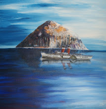 Private collector 'The Waverley Sailing Around Ailsa Craig'