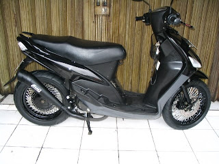 Baru 21 Modifikasi Motor Mio Hitam Dop