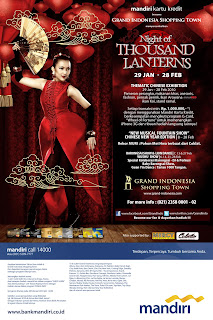 ADI SURANTHA: GRAND INDONESIA AND BANK MANDIRI AD CAMPAIGN CHINESE NEW YEAR 2010