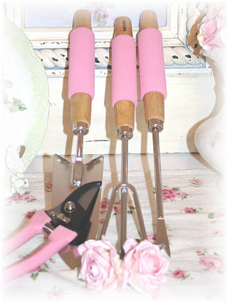 ~ Pink Garden Tools ~