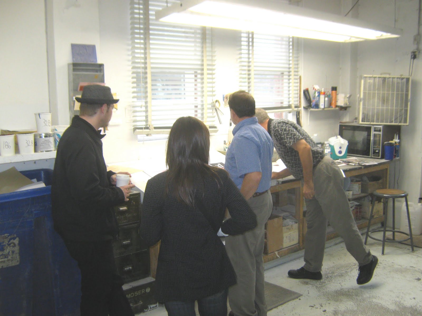 Faulkenberg Printing Press Check/Perfect binder