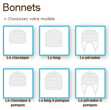 tricot bonnet