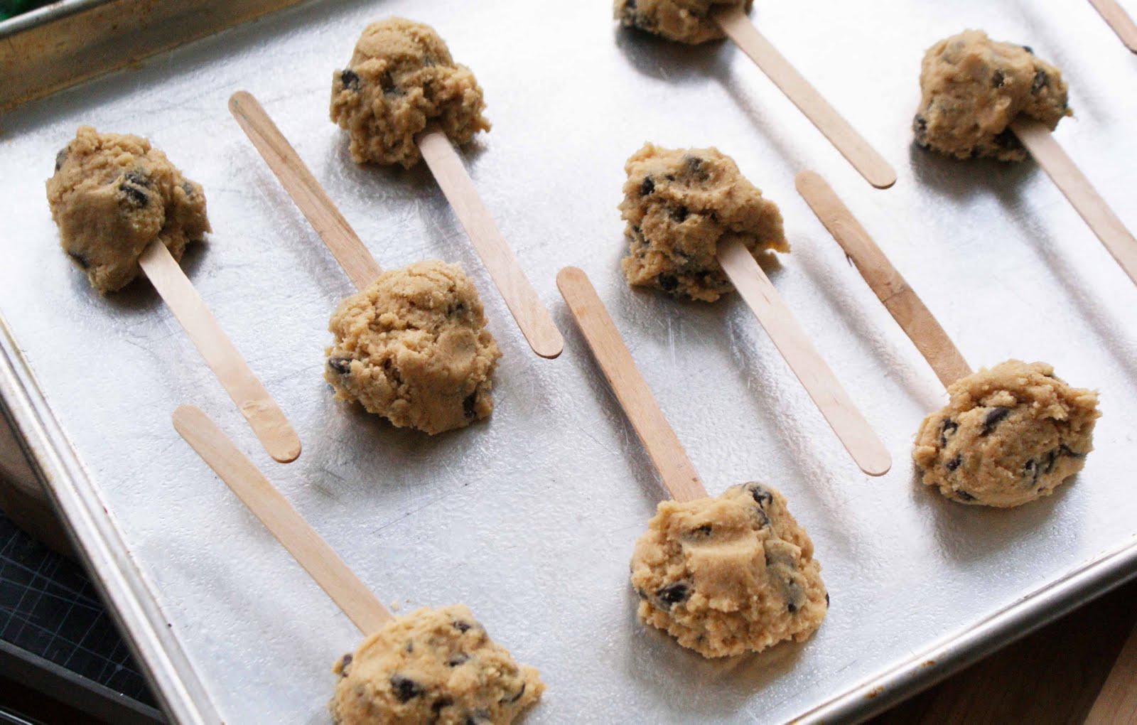 Chocolate Chip Cookies on a Stick - Dinner With Julie