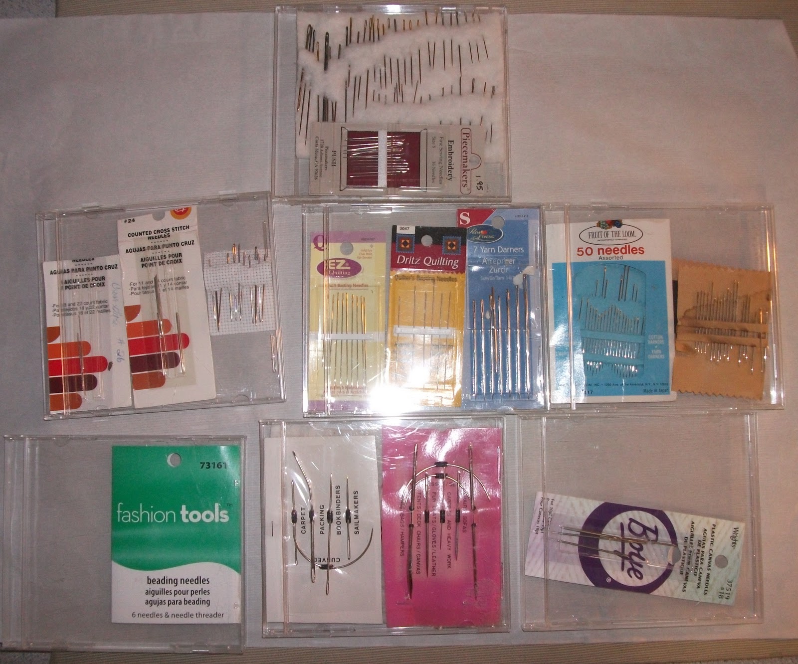 Pieceful Living: Needle Case/Storage Tutorial