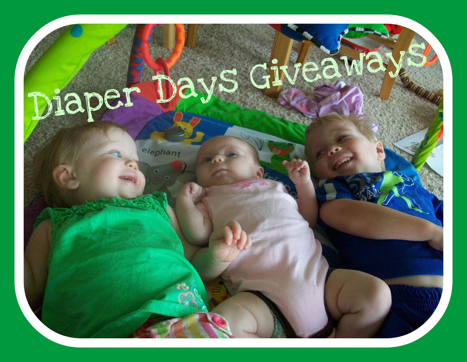 Frugal For My Friends Diaper Days Giveaways! Giveaway Linky for Baby