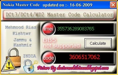 Welcome To Doctor Mobile Team Serian: Master Code Untuk Model Nokia ...
