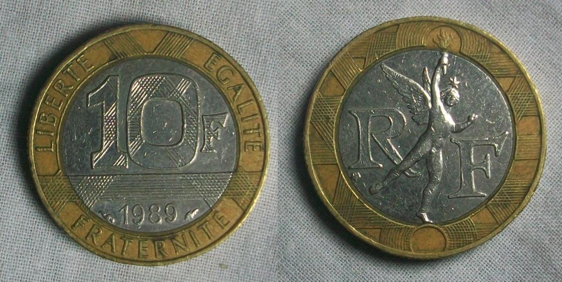 My coin collection France 10 Franc