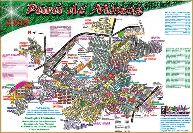 Planta Catográfica Oficial Pará de Minas