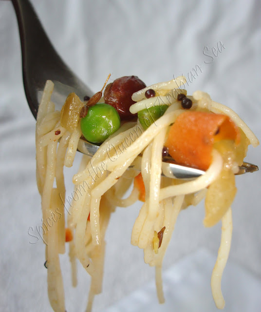 Spices from The Queen of Arabian Sea Rice Noodles Upma