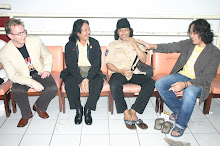 Ian Betts, Franky Welirang, Emha and his son, Sabrang