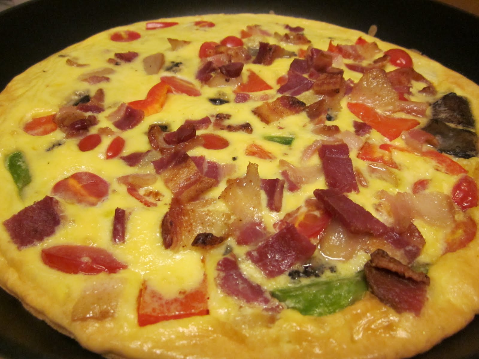 Gluten Free Bacon and Tomato Frittata No One Likes Crumbley Cookies