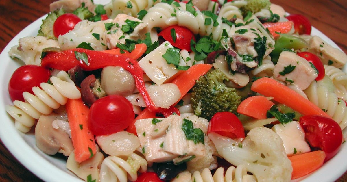 Everything But The Kitchen Sink Pasta Salad