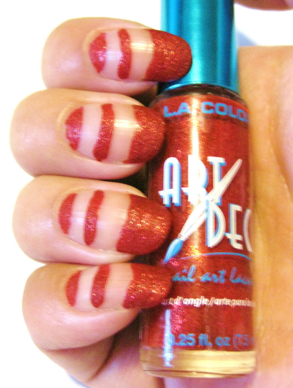 Shooting Star Beauty L.A.Colors Art Deco nail art