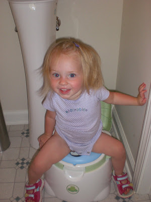Peeing in the potty