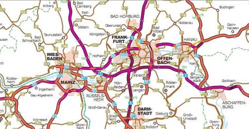 Online Maps: Germany Autobahnatlas