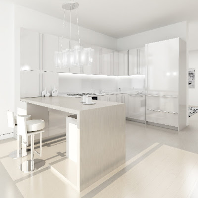 Site Blogspot  White Furniture on Modern White Kitchen Furniture