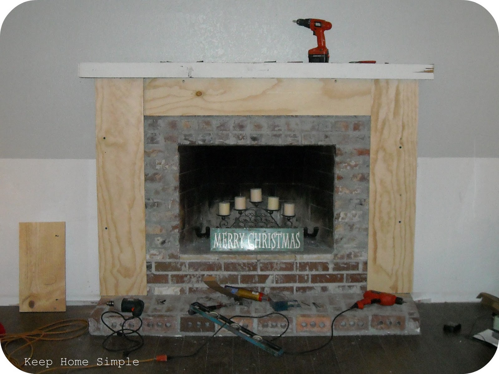 Keep Home Simple Fabulous Fireplace Makeover
