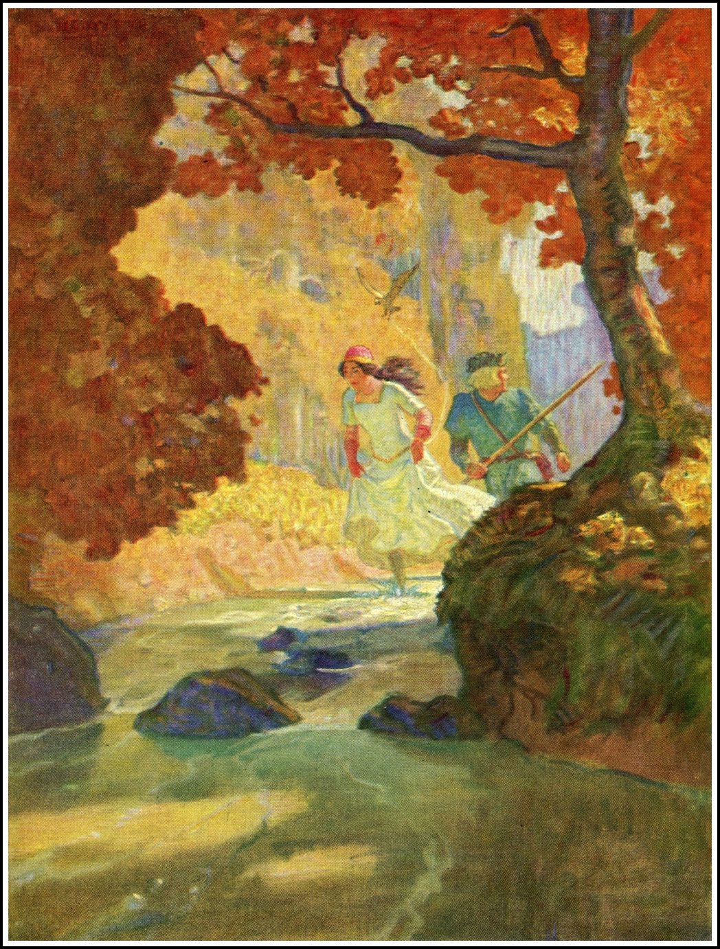 All story N. C. Wyeth The White Company by A. Conan Doyle Published by David McKay 1922