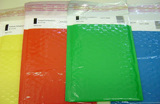 25pcs Beauticom Lightweight TEAL 4"x8" Self-Seal Poly Bubble Mailer Envelopes 