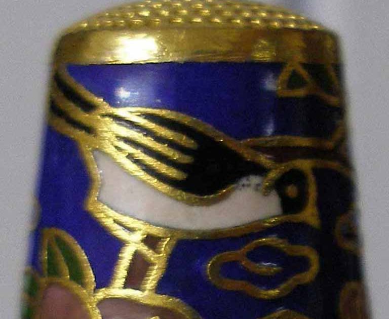 Cloisonne Thimbles