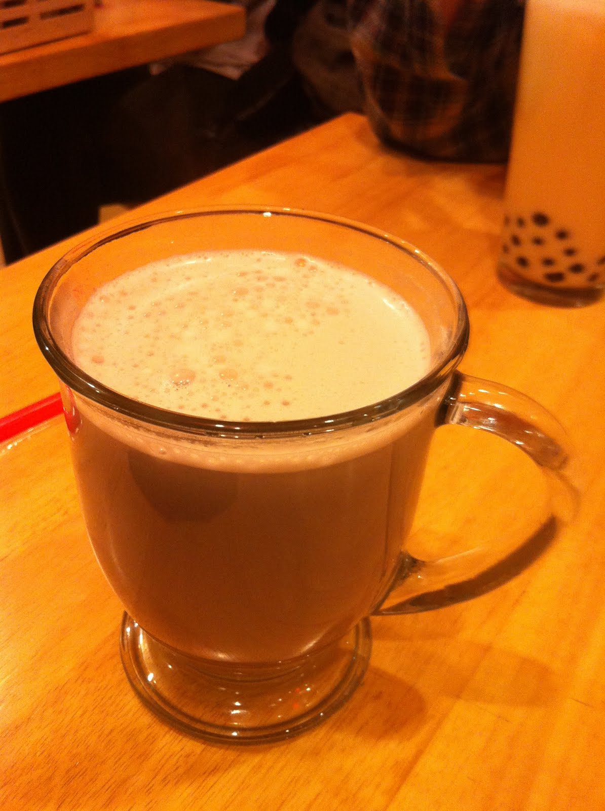 The Tea Gastronomer Hot Taro Milk Tea, TKettle, NYC