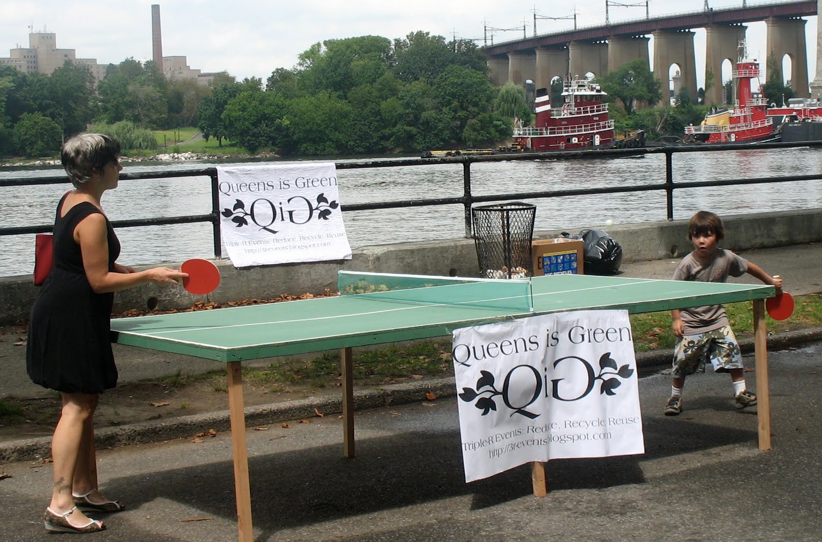 Triple R Events Reduce, Reuse, Recycle Ping Pong in the Park, August 15th