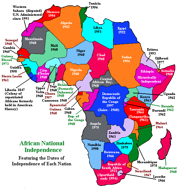 War News Updates 50 Years Of African Independence Has Brought Civil
