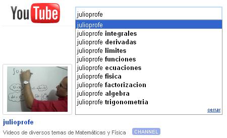 Entrevista a JulioRios, JulioProfe en Youtube: Ejercicios de Matemáticas y Física