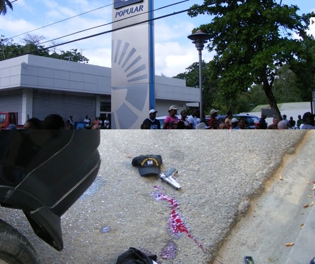 Intentan asaltar una sucursal del Banco Popular en Boca Chica