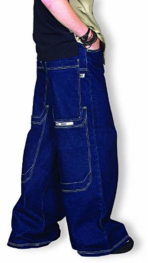 really baggy jeans from the 90s