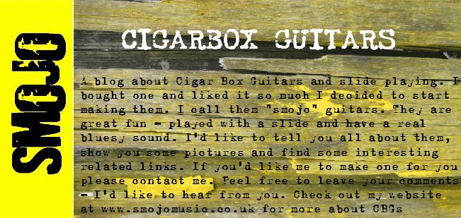 "Smojo" Cigar Box Guitars