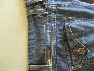 diddle dumpling: Tutorial: Turning Regular Jeans into Maternity Jeans