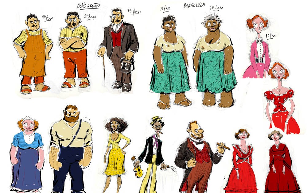 Rodrigo Rosa: Galeria de personagens
