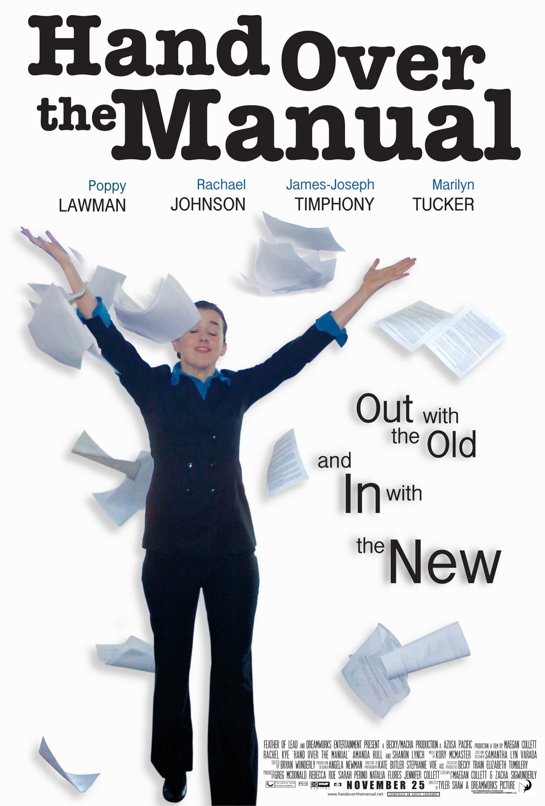 Feather of Lead Designs Hand Over the Manual Movie Posters