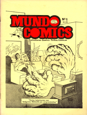 Mundo Comics original, #1 Colaboración de Pedro Cortés y Javier Martinez, 1986