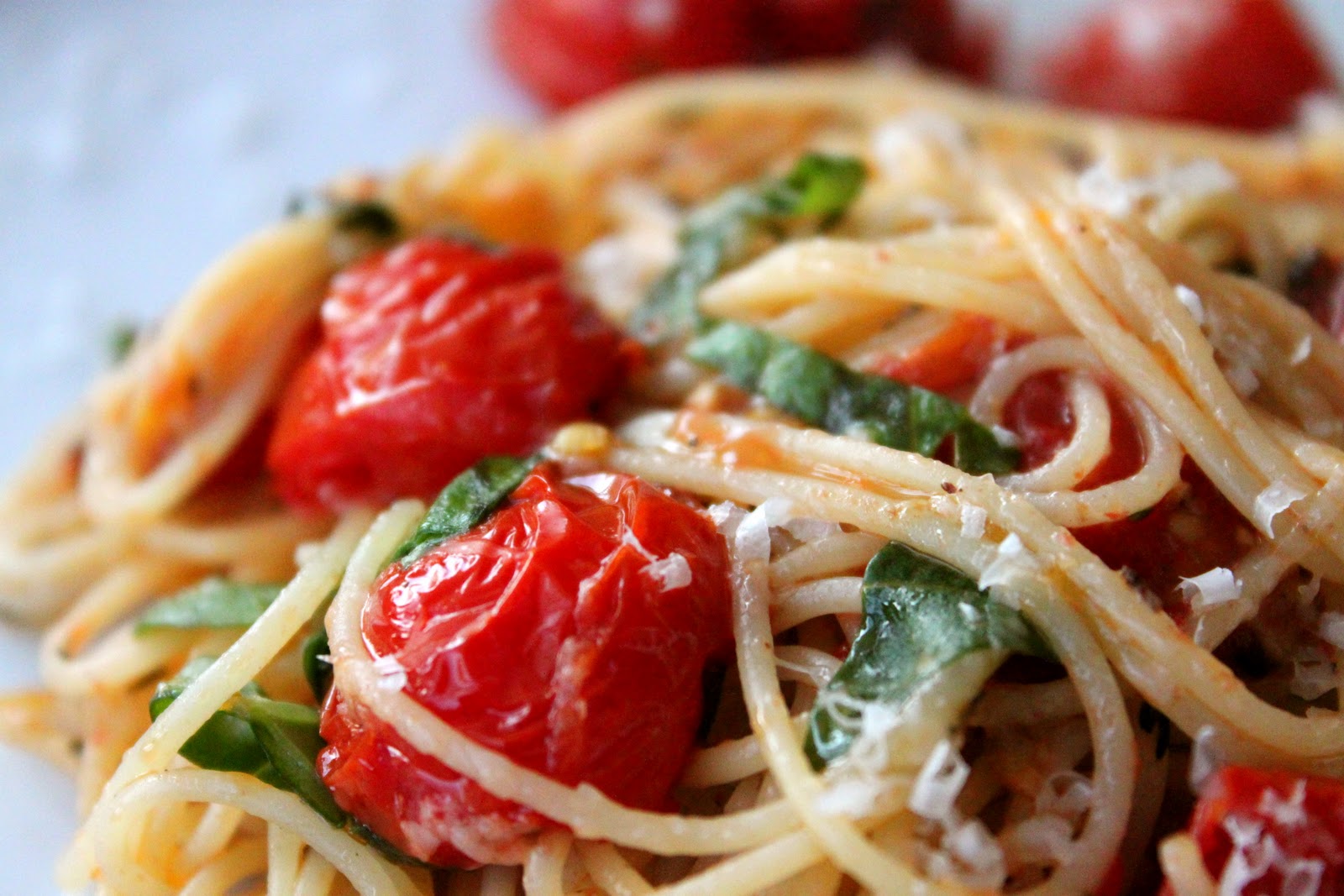 A Bountiful Kitchen Barefoot Contessa Capellini with Tomatoes and Basil