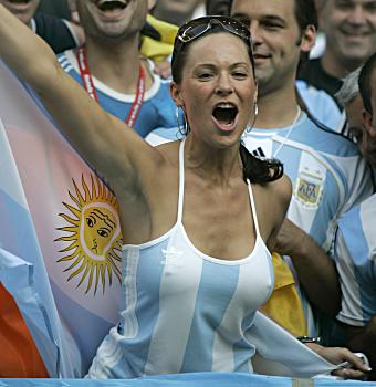 World Cup 2010 Gallery: world cup 2010 hot fans : Argentinian Fans
