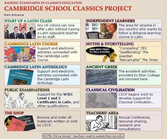 Latin Resources: Cambridge Latin Course Latin Resources: Cambridge Latin Course
