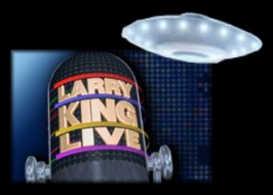 Larry King Logo & Flying Saucer