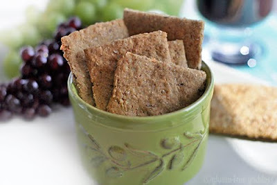 Gluten free crackers and appetizer and snack recipes by Gluten Free Goddess