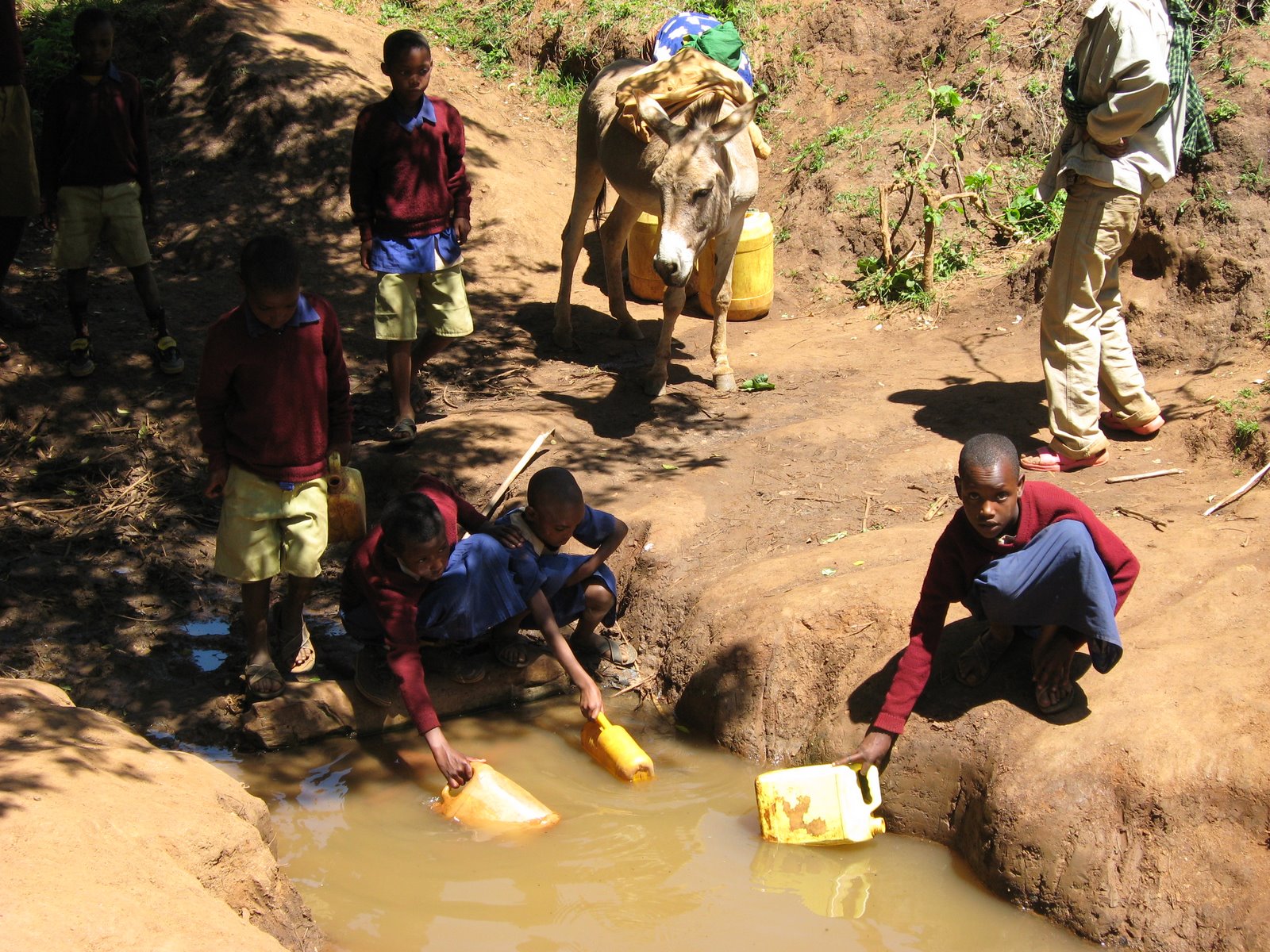 [Haraa+water+source+and+school+kids.JPG]