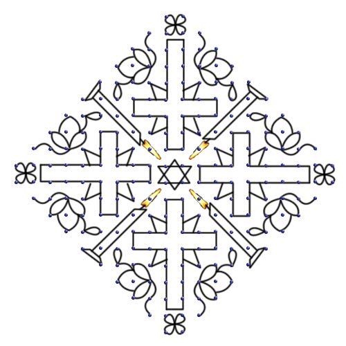 My Kolam: Christmas special kolam