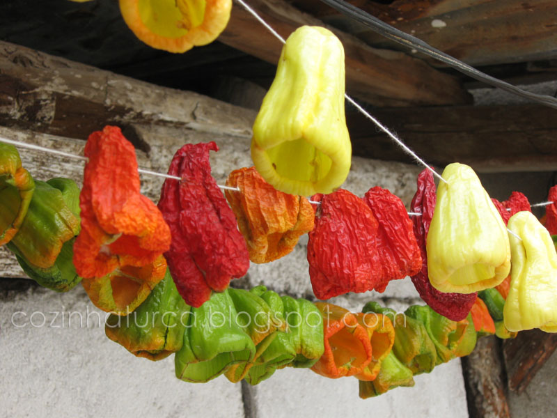 Pimentos ao Sol