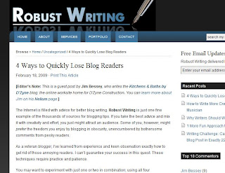 guest post on Robust Writing