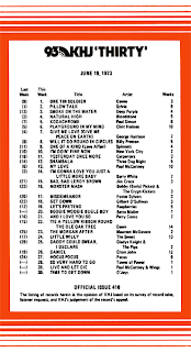 KHJ Thirty No. 416 - June 19, 1973