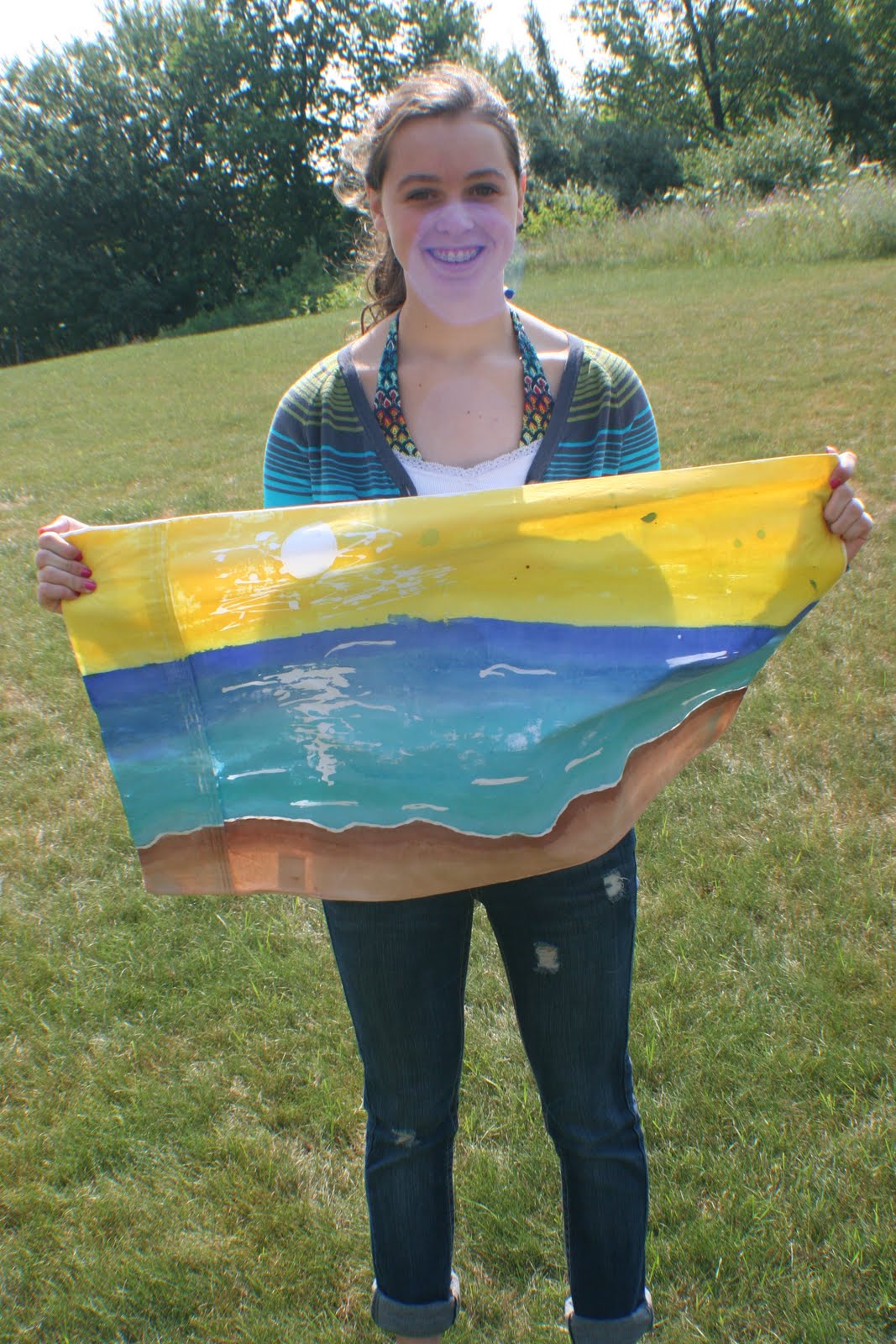 Lived in Life...living Creatively Gel Glue Batik